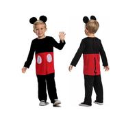 Disney Mickey Costume officiel Mickey Mouse comprenant costume et bandeau avec oreilles - Tailles disponibles S - Pour enfants de 2 ans