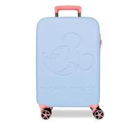 Disney Mickey Crazy Trip Valise de Cabine Bleue 36 x 55 x 20 cm Rigide 2,5 kg Fermeture TSA ABS 2,5 kg 39,6 L Bagage à Main, Bleu, Talla única, Valise de Cabine