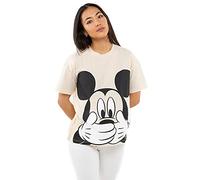 Disney Mickey Don’t Speak T-Shirt, Sable, 40 Femme