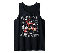 Disney Mickey Donald & Goofy Festive Friends Christmas Débardeur