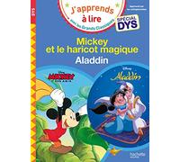 Disney - Mickey et le haricot magique / Aladdin - Spécial DYS (dyslexie)