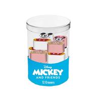 Disney Mickey et Minnie Mix-Cube avec 12 Gommes, Multicolore
