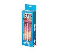 Disney Mickey et Minnie Mix-Pack de 2 Stylos 10 Couleurs, Bleu, 9,5 x 23 cm