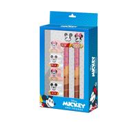 Disney Mickey et Minnie Mix-Pack de Stylo Gel Effaçable + Crayon Éternel + 4 Gom