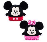 Disney Mickey et Minnie Mouse Peluche réversible Super Douce 10 cm