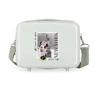Disney Mickey et Minnie Travel the World New York Vert Trousse de Toilette Adaptable 29x21x15 cms ABS Rigide 9.14L 0.8 kgs