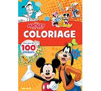 Disney Mickey et ses amis - Coloriage avec plus de 100 stickers - Livre de coloriage avec stickers - Dès 4 ans