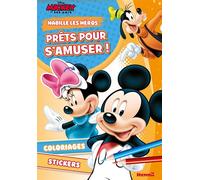 Disney Mickey et ses amis - Habille les héros - Prêts pour s'amuser ! - Coloriages, stickers - Collectif - Hemma - broché - Document jeunesse