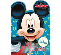 Disney Mickey et ses amis - Vive le coloriage - Livre de coloriage avec stickers - Dès 4 ans