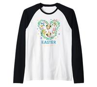 Disney Mickey & Friends Easter Ensemble Bunny Ears Icon Manche Raglan