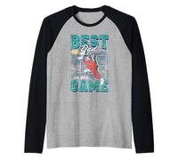 Disney Mickey & Friends Father's Day Best Dad in Game Retro Manche Raglan