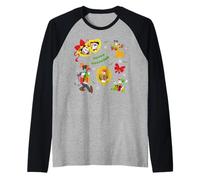 Disney Mickey & Friends Happy Holidays Coquette Christmas Manche Raglan