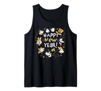 Disney Mickey & Friends Happy New Year 2026 Retro Party Débardeur