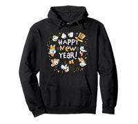 Disney Mickey & Friends Happy New Year 2026 Retro Party Sweat à Capuche