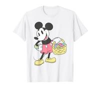 Disney Mickey & Friends Mickey Easter Eggs Basket Retro Logo T-Shirt