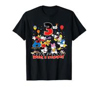 Disney Mickey & Friends Retro 3rd Birthday 3 Year Old Party T-Shirt