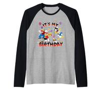 Disney Mickey & Friends Retro It's My Birthday Party Manche Raglan