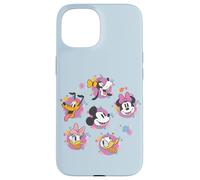 Disney Mickey & Friends Spring Easter Friendly Flower Faces Coque pour iPhone 15