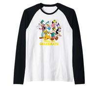 Disney Mickey & Friends "Today We Celebrate" Party Matching Manche Raglan