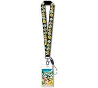 Disney Mickey & Gang Black Lanyard With Card Holder []