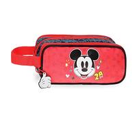 Disney Mickey Get Moving Trousse Triple Multicolore 22x10x9 cm Polyester, multicolore, Trousse triple