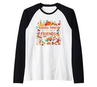 Disney Mickey Gourd Times with Best Friends Thanksgiving Manche Raglan