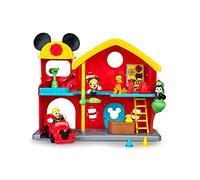 Famosa Jouet Caserne de pompiers Disney Mickey - 14 pièces, fonctions sonores - dès 3 ans - MCC19