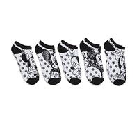Disney Mickey Minnie 5 Pack Different Moods No Show Socks