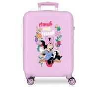Disney Mickey Minnie and Figaro Valise pour Enfant fabriquée en ABS, Un matériau Rigide et léger, Roues Doubles, Fermeture à Combinaison latérale, par Joumma Bags, Minnie et Figaro, Talla única