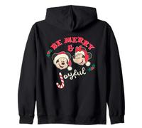 Disney Mickey & Minnie Christmas Be Merry & Joyful Holiday Sweat à Capuche