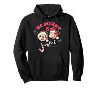Disney Mickey & Minnie Christmas Be Merry & Joyful Holiday Sweat à Capuche