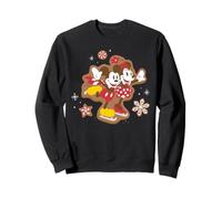 Disney Mickey & Minnie Ice Skating Gingerbread Holiday Sweatshirt
