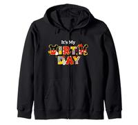 Disney Mickey & Minnie "It's My Birthday" Big Letters Party Sweat à Capuche