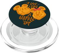 Disney Mickey & Minnie Love You a Waffle Lot Valentine's Day PopSockets PopGrip pour MagSafe
