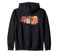 Disney Mickey & Minnie Mediterranean City Travel Adventure Sweat à Capuche
