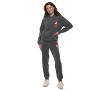 Disney Mickey Minnie Mouse Ensemble sweat à capuche et jogging assortis 2 pièces Délavage minéral, Gris anthracite, Medium