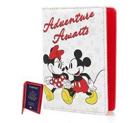Disney Mickey & Minnie Mouse Porte-Passeport Accessoires de Voyage - sous Licence Officielle, Multicolore, Classique, Multicolore, Taille Unique, Classique
