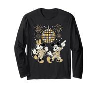 Disney Mickey & Minnie New Year's Eve Disco Pajama PJ Party Manche Longue