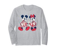 Disney Mickey & Minnie Pajamas and Popcorn Cozy PJs Night Manche Longue