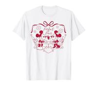 Disney Mickey & Minnie Perfect Pair Coquette Valentine's Day T-Shirt