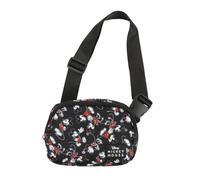 Disney Mickey & Minnie Sac banane Noir 19 cm, DSY Mickey et Minnie, OSFA