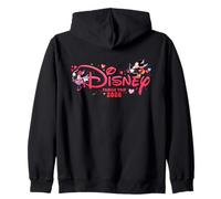 Disney Mickey & Minnie Valentine's Day Family Trip 2026 Logo Sweat à Capuche