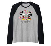 Disney Mickey & Minnie Valentine's Day "You & Me, Valentine" Manche Raglan
