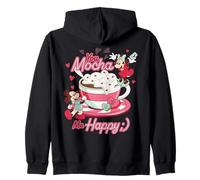 Disney Mickey & Minnie Valentine's Day "You Mocha Me Happy" Sweat à Capuche