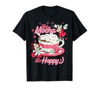 Disney Mickey & Minnie Valentine's Day "You Mocha Me Happy" T-Shirt