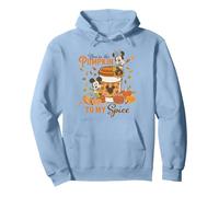 Disney Mickey & Minnie "You're the Pumpkin to My Spice" Fall Sweat à Capuche, Unisexe pour adultes, Bleu poudré, XL