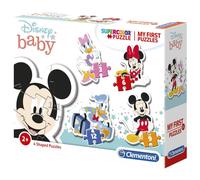 Disney Mickey Mon Premier Puzzle 3-6-9-12 Pièces Clementoni