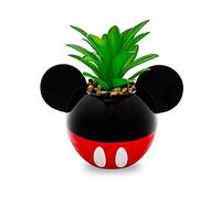 Disney Mickey Mouse 3-inch Ceramic Mini Planter with Artificial Succulent