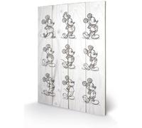 Disney Mickey Mouse 40 x 59 cm Impression sur Bois