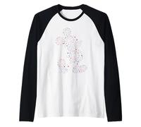 Disney Mickey Mouse 4th of July Fireworks Silhouette USA 250 Manche Raglan